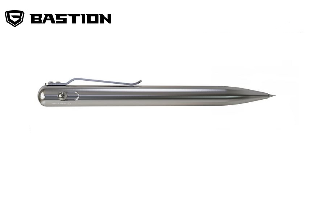 Bastion Bolt Action Pencil, Stainless Steel Body, BSTN253